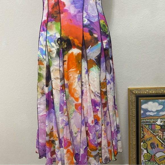 Elana Kattan Beautiful Multicolor Dress - Picture 3 of 10